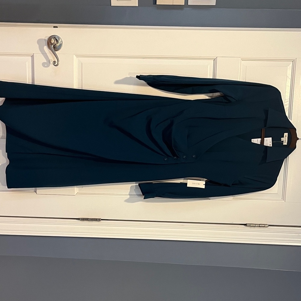 Elegant Navy Midi Dress